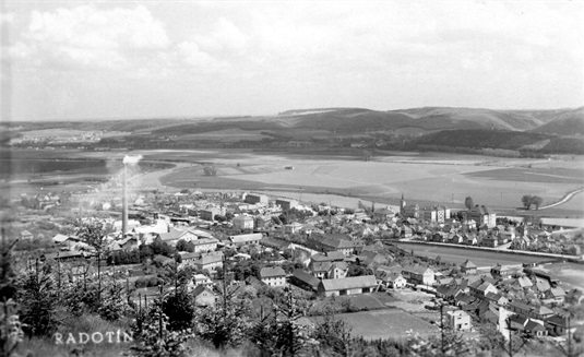 1930: Pohled z Klapice 1930: Pohled z Klapice