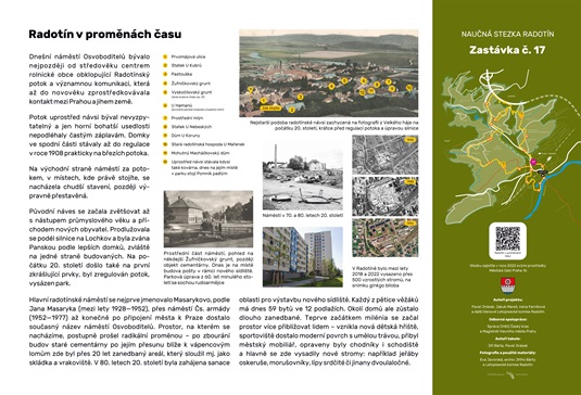 Naučná stezka Radotín: Zastávka č. 17 - Radotín v proměnách času