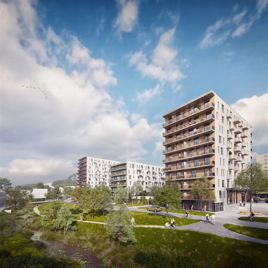 Vizualizace Centrum Radotín: Doma je doma