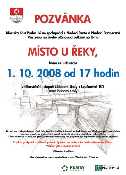 Pozvánka na druhé veřejné setkání Pozvánka na druhé veřejné setkání