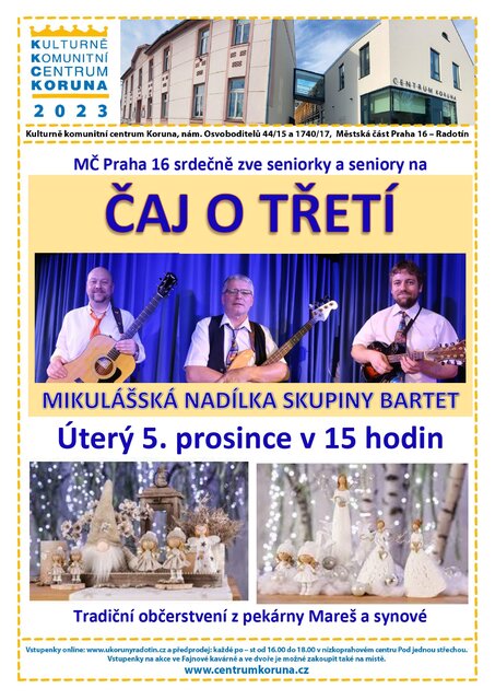 Čaj o třetí, 5.12.2023