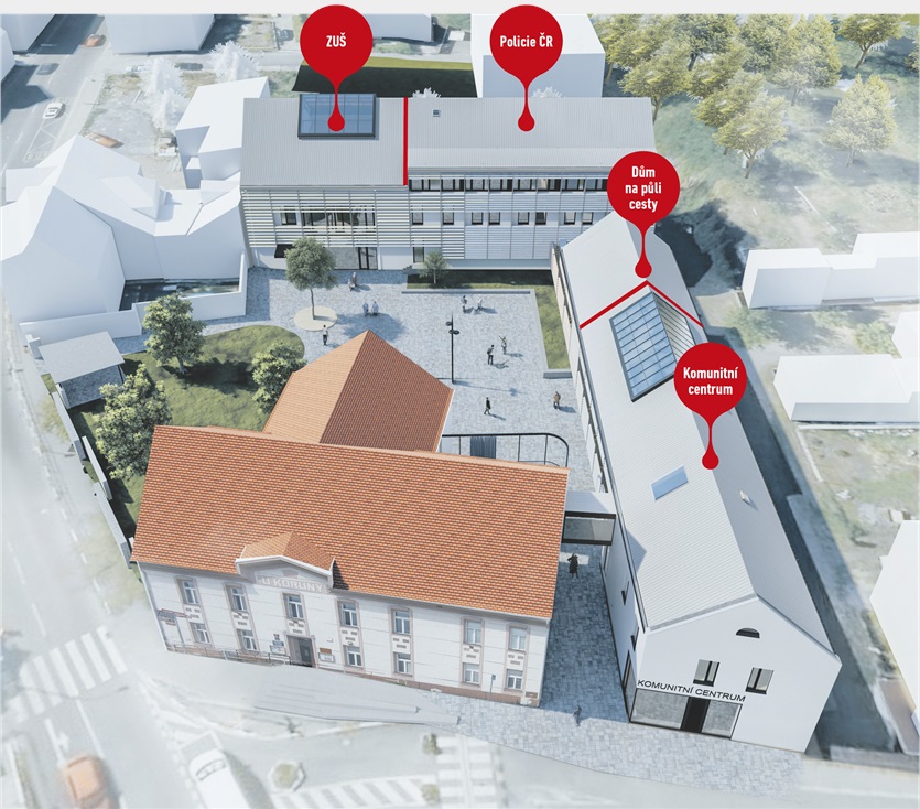 Budovy za Korunou zahájí provoz na přelomu letošního léta a podzimu.
Vizualizace: Grido Budovy za Korunou zahájí provoz na přelomu letošního léta a podzimu.
Vizualizace: Grido