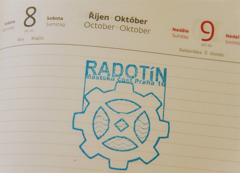 Turistické razítko Radotín 