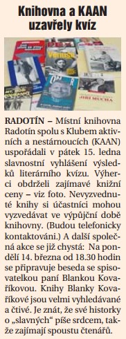 Náš region | 28.1.2016 | Strana: 3 | Téma: Radotín