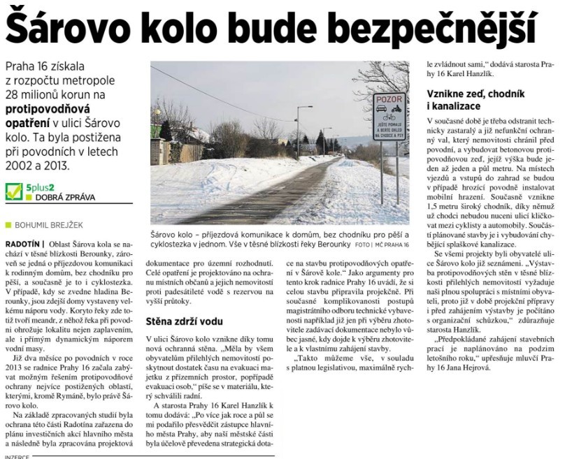 5 plus 2 | 10.2.2017| Autor: Bohumil Brejžek
