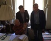 Blahopřání k 96. narozeninám, 7.4.2014 prof. J. Šabršula, Mgr. M. Knotek a Mgr. K. Hanzlík