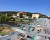 Práce na radotínské lávce přes Berounku pokračují, 25.7.2022