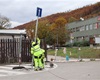 Instalace značení, propojení křižovatky s parkovištěm u obchodního centra, 31.10.2023
