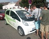 Radotínské Burčákobraní, prohlídka elektromobilu