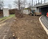 Modernizace trati. Pokládka litého asfaltu na komunikaci pod mostem, instalace zábradlí i veřejného osvětlení. 7.12.2020