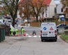 Instalace značení, propojení křižovatky s parkovištěm u obchodního centra, 31.10.2023