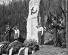 Stráž u pomníku Rudých letnic 1974