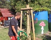 Proběhla další mohutná zálivka na jaře vysazených stromů a keřů, 23.6.2022