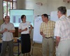První setkání k projektu Místo u řeky, 24.6.2008.<br />Diskuse nad rozsahem území, kterého by se měl projekt dotknout.<br />Foto: MČ Praha 16, Jana Černá
