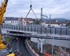 Instalace nosné konstrukce lávky, 6. - 7.5.2023