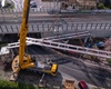 Instalace nosné konstrukce lávky, 6. - 7.5.2023