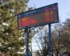 Instalace nové informační tabule u zastávky MHD Nádraží Radotín, 26.1.2021