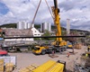 Instalace nosné konstrukce lávky, 6. - 7.5.2023