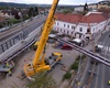 Instalace nosné konstrukce lávky, 6. - 7.5.2023