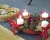 Kulturní středisko "U Koruny" 14.12.2009 - Adventní věnec a nadílka, které si připravily děti z MŠ