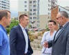 Kontrolní den stavby modernizace trati s ministrem dopravy Martinem Kupkou, 9.6.2022