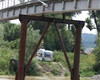 Dokončená podpěra lávky, 22.7.2014
