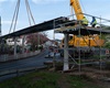 Instalace nosné konstrukce lávky, 6. - 7.5.2023