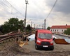 Modernizace trati; práce na železničním mostě u Horymírova náměstí v Radotíně, 21.7.2020