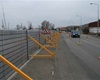 Zkušební stavění mobilního hrazení protipovodňové ochrany 17.3.2010