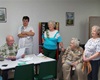 Ani kultura nesmí být opomenuta. Klient DPS Radislav Žvak recituje některou ze svých oblíbených veršovanek.