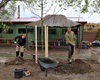 Sázení stromů, areál RSK, Beach aréna, pétanque, 25.4.2022