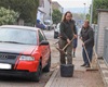 Blokové čištění na náměstí Osvoboditelů 1. část, 3.5.2022