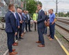 Kontrolní den stavby modernizace trati s ministrem dopravy Martinem Kupkou, 9.6.2022