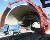 Na stavbě Pražského okruhu, úseku 514 Lahovice - Slivenec (tunel Lochkov).<br />Foto: Emil Souček