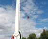 Ukázka slaňování v podání pražských profesionálů