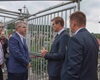 Kontrolní den stavby modernizace trati s ministrem dopravy Martinem Kupkou, 9.6.2022