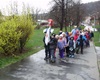 Žáčci místní mateřské školky s Morénou při průvodu Radotínem.<br />Foto: Mateřská škola Praha - Radotín, Kateřina Ratolisková
