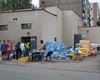 Hrádek nad Nisou 13.8.2010 - distribuční místo pomoci