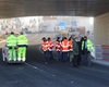 Kolaudační prohlídka, komunikace pod mostním objektem, v blízkosti Horymírova náměstí, 8.12.2020