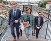 Kontrolní den stavby modernizace trati s ministrem dopravy Martinem Kupkou, 9.6.2022