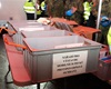 Cvičná stavba mobilních prvků protipovodňové ochrany na území Radotína, 21.10.2022