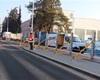 Zkouška výstavby protipovodňových opatření ve Vrážské, 7.2.2023