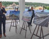 Kontrolní den stavby modernizace trati s ministrem dopravy Martinem Kupkou, 9.6.2022