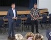Učitelům radotínské základní školy a kuchařkám ze školní jídelny přišel poděkovat i starosta Karel Hanzlík, 30.6.2021