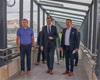 Kontrolní den stavby modernizace trati s ministrem dopravy Martinem Kupkou, 9.6.2022