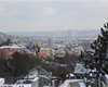 Pohled přes zimní Radotín k estakádě, 21.1.2016