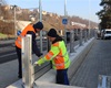 Zkouška výstavby protipovodňových opatření ve Vrážské, 7.2.2023