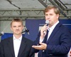Karel Hanzlík, starosta Městské části Praha 16 společně s hejtmanem Středočeského kraje Petrem Bendlem. Na velkém pódiu přivítali nejen radotínské a potažmo občany hlavního města Prahy, ale i velké množství Středočechů.<br />Foto: MČ Praha 16, Jana Černá