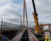 Instalace nosné konstrukce lávky, 6. - 7.5.2023