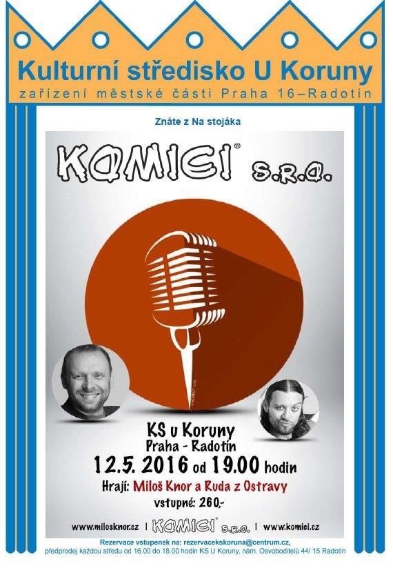 Pozvánka na stand-by Komici s.r.o.